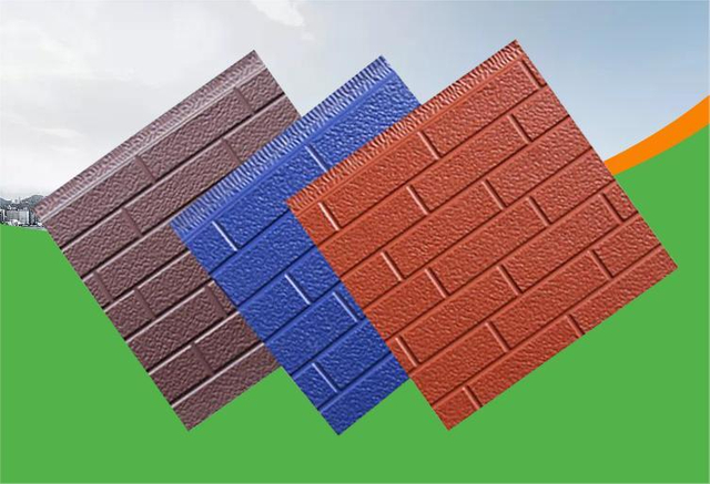 Brick Texture Self-Build Houses Insulation Board for Modern Booth and Warehouse Applications Sandwich Board