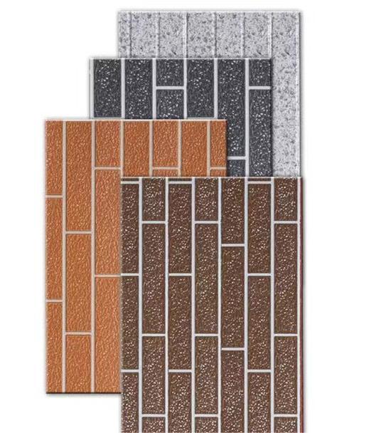 Soft Coating Texture Innovative Exterior Wall Insulation for Contemporary Villa Home Designs Roof Panel 