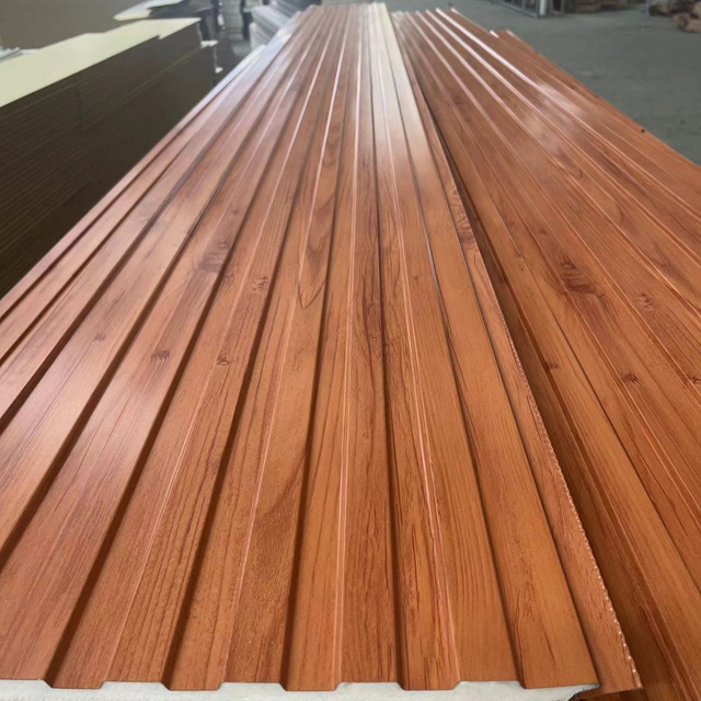 Wood Texture Steel Structure Insulation for Villa Home Improvement with Support Wall Panel