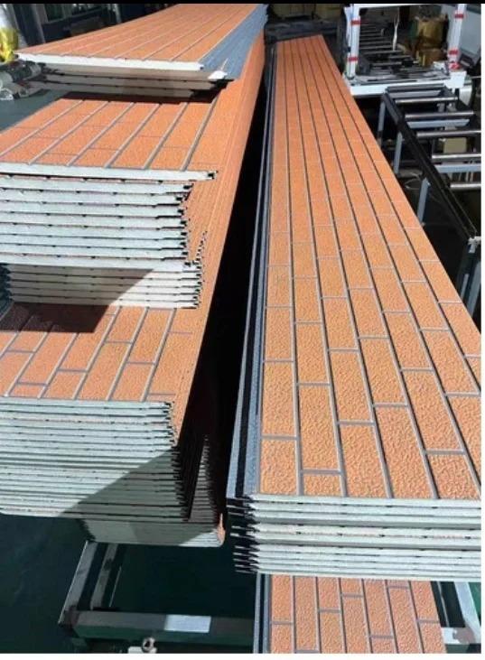 Brick Texture Polyurethane Roof Panel for Contemporary Home and Office Projects Metal Carved Board
