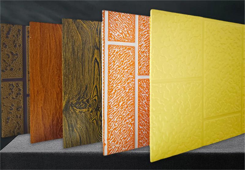 Flat Texture unctional Roof Panel for Contemporary Home and Shop Insulated Sandwich Wall Panels