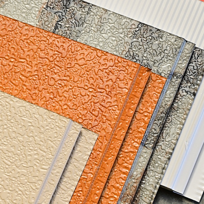 Soft Coating Texture Reliable Steel Sandwich Panel for Effective Home Office Insulation