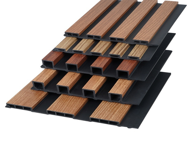 Stylish 3D Plastic Hollow Cladding WPC Board for Unique Wall Designs