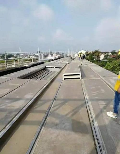 Precast concrete Power plant trestle slab