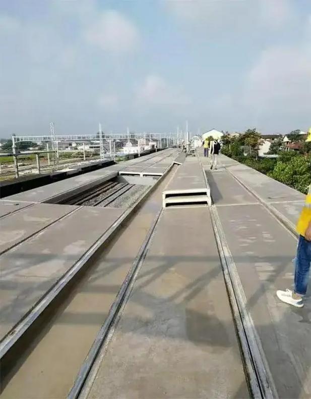 Precast concrete Power plant trestle slab