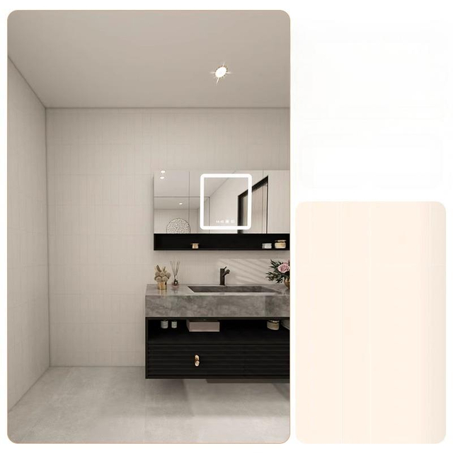 4mm Flat Texture Aquashield Spc Wall Coverings for Modern Bathroom Design 
