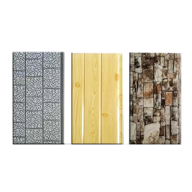 Metallic Insulated Wall Panel with Polyurethane Composite for Modern Homes