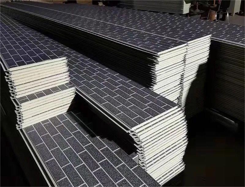 Brick Texture Self-Build Houses Insulation Board for Modern Booth and Warehouse Applications Sandwich Board