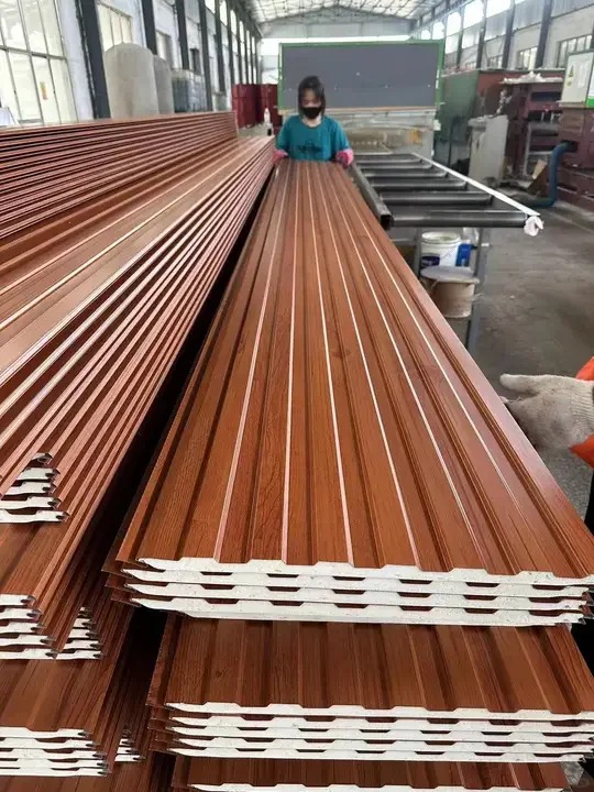 Wood Texture Fashionable Metal Carved Board for Office and Shop Interiors Exterior Wall Panels