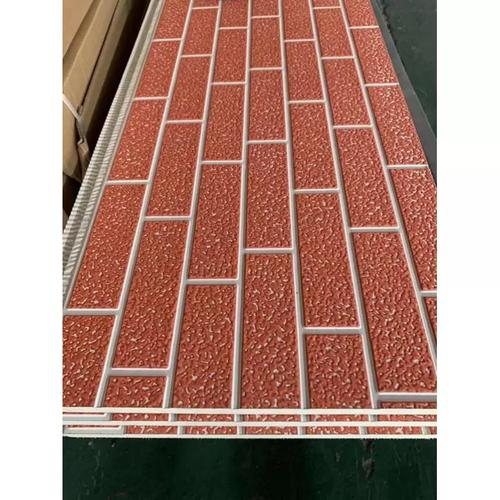 Brick Texture Metal Carved Panel Exterior Siding Board Sandwich Panel