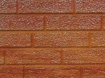 Brick Texture Sleek Insulation Roof Wall with Easy Spliced Screw Installation