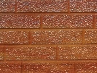 Brick Texture Sleek Insulation Roof Wall with Easy Spliced Screw Installation