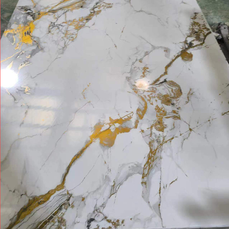 Marble Texture Elegant Spc Wall Panels for Stylish Bathroom Surfaces and Decor