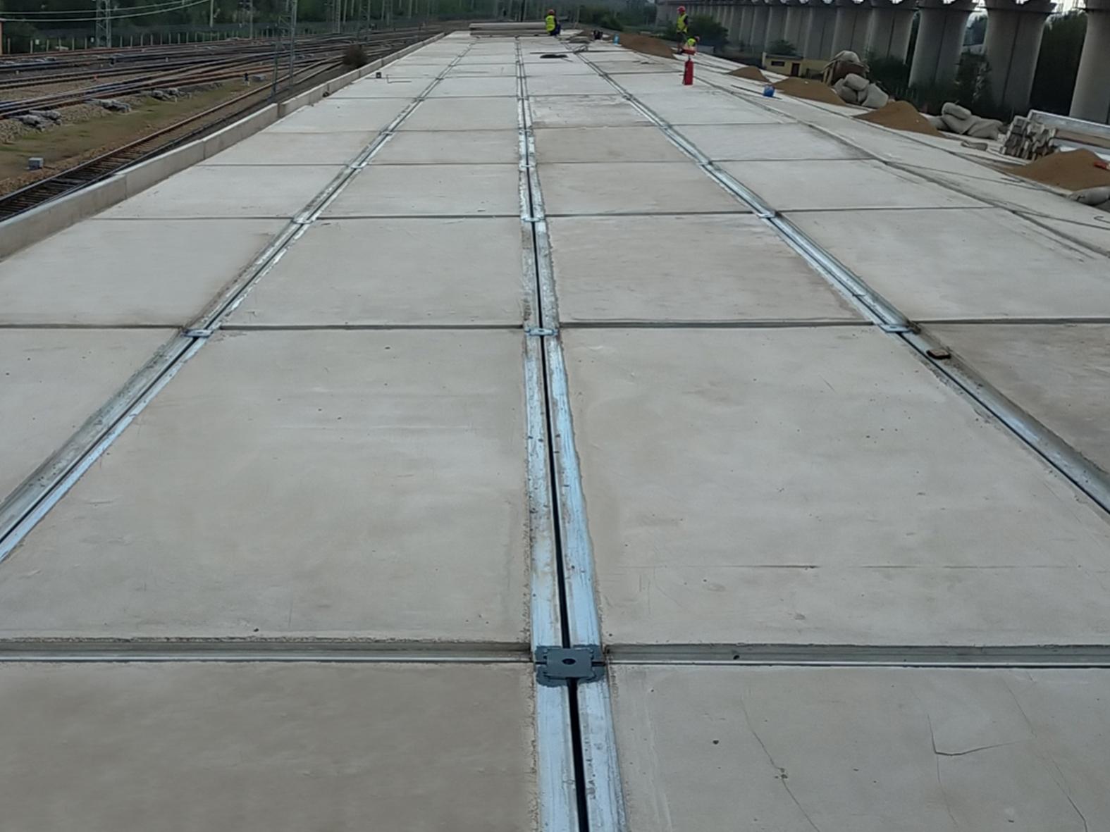 Class A fire-resistant prefabricated steel frame concrete slab