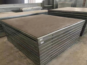 Grade A fire-resistant steel frame, power plant trestle slab