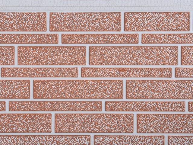 Brick Texture Polyurethane Composite Panel for Home Insulation Decorate The Exterior Wall Panels