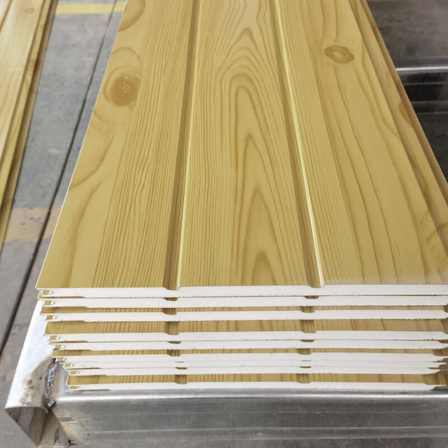 Wood Texture Exterior Facade Insulation Board Durable Insulation Panels