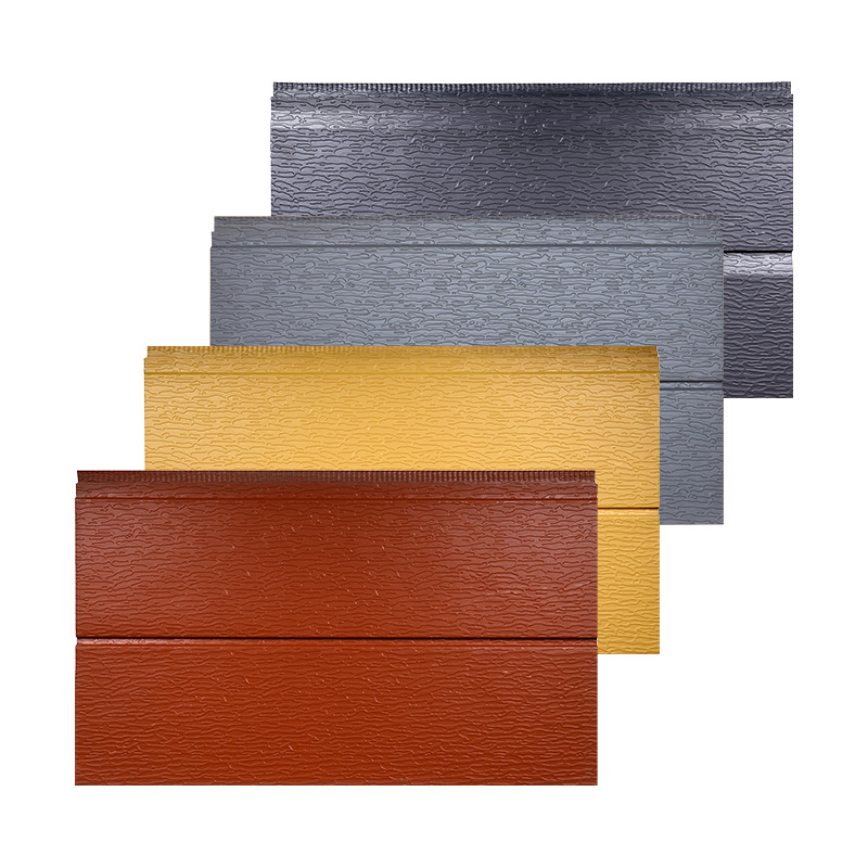 Double groove Exterior wall insulation decorative integrated board polyurethane sandwich