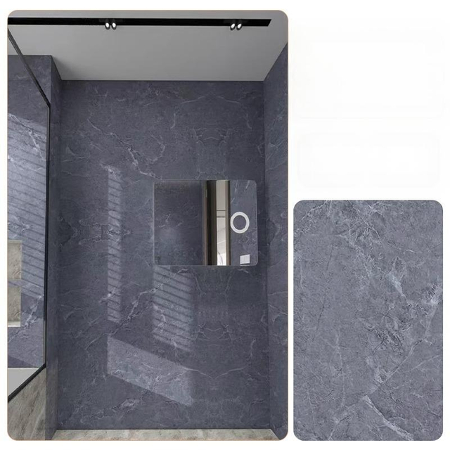 4mm Flat Texture Special Spc Stone Crystal Wall Panels for Hotel Bathrooms