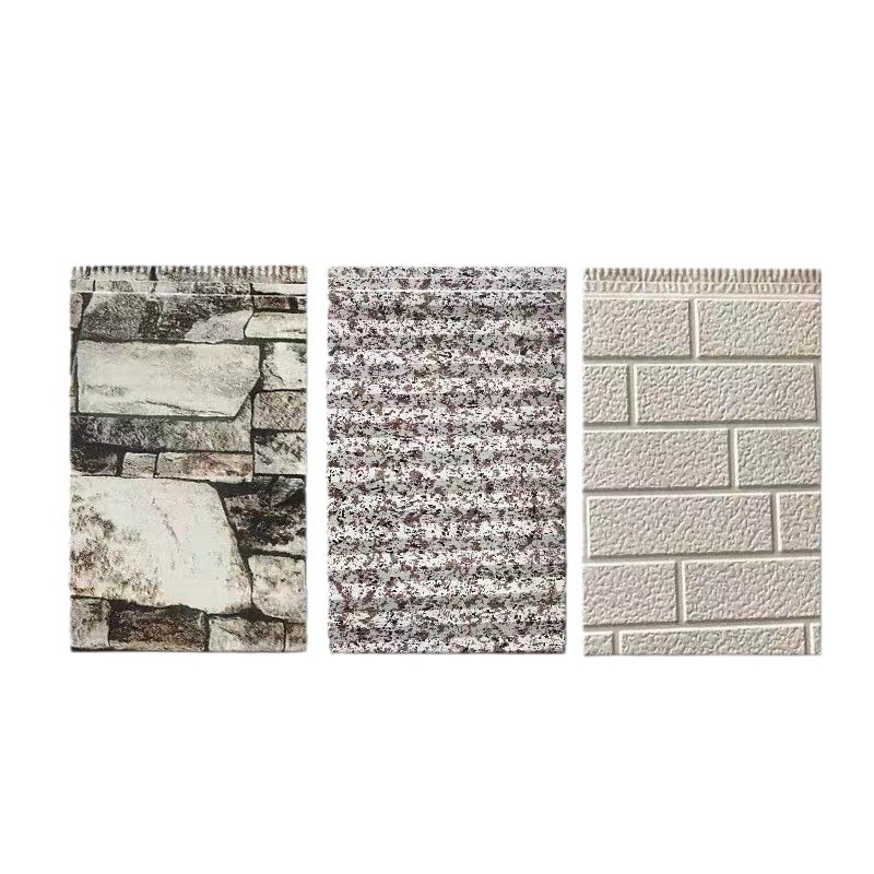 Marble Texture Robust Metal Insulation Board for Office and Shop Applications Wall Panel