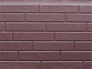 Brick Texture Steel Structure Board for Durable Warehouse Insulation Needs Metal Exterior Siding 