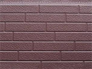 Brick Texture Steel Structure Board for Durable Warehouse Insulation Needs Metal Exterior Siding 