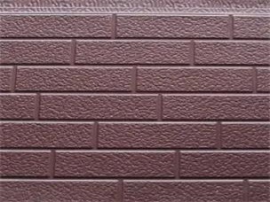 Brick Texture Steel Structure Board for Durable Warehouse Insulation Needs Metal Exterior Siding 