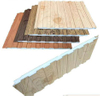 Wood Texture Cakes Sturdy Steel Structure Board for Modern Office and Warehouse Use Sandwich Panel