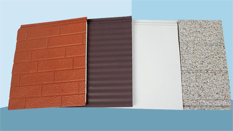 Corrugated Texture Functional Metal Carved Board for Home and Office Applications Sandwich Panel