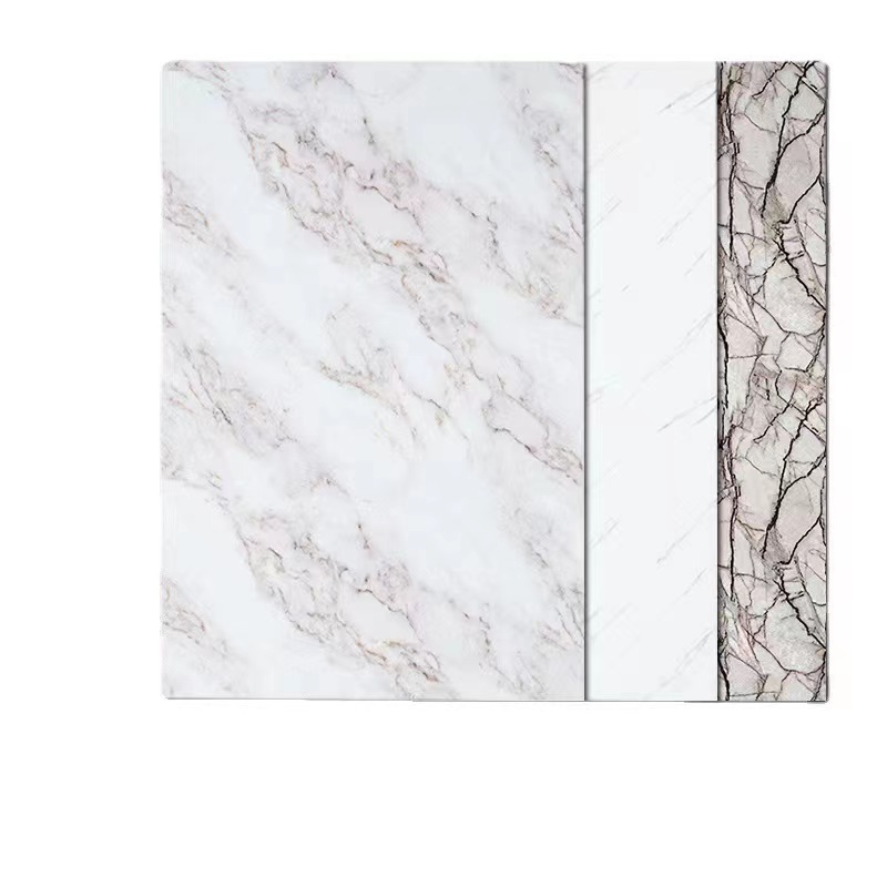 Marble Texture Customizable UV Wall Panels for Trendy Bathroom Styles