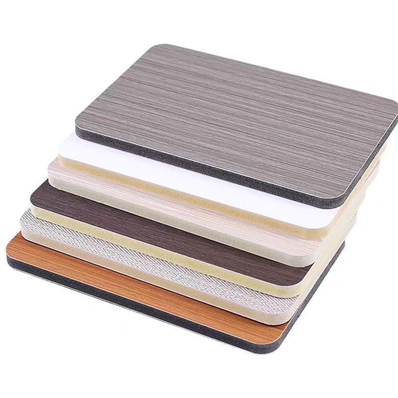 5mm Flat Texture Wear-Resistant Decorative Panel for Quick Setup with Wooden Bracket Installation