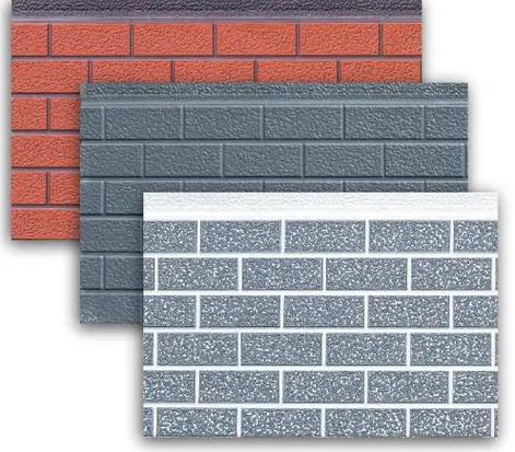 Brick Texture Modern Composite Exterior Siding for Villa Home Renovation Projects Steel Structure Board