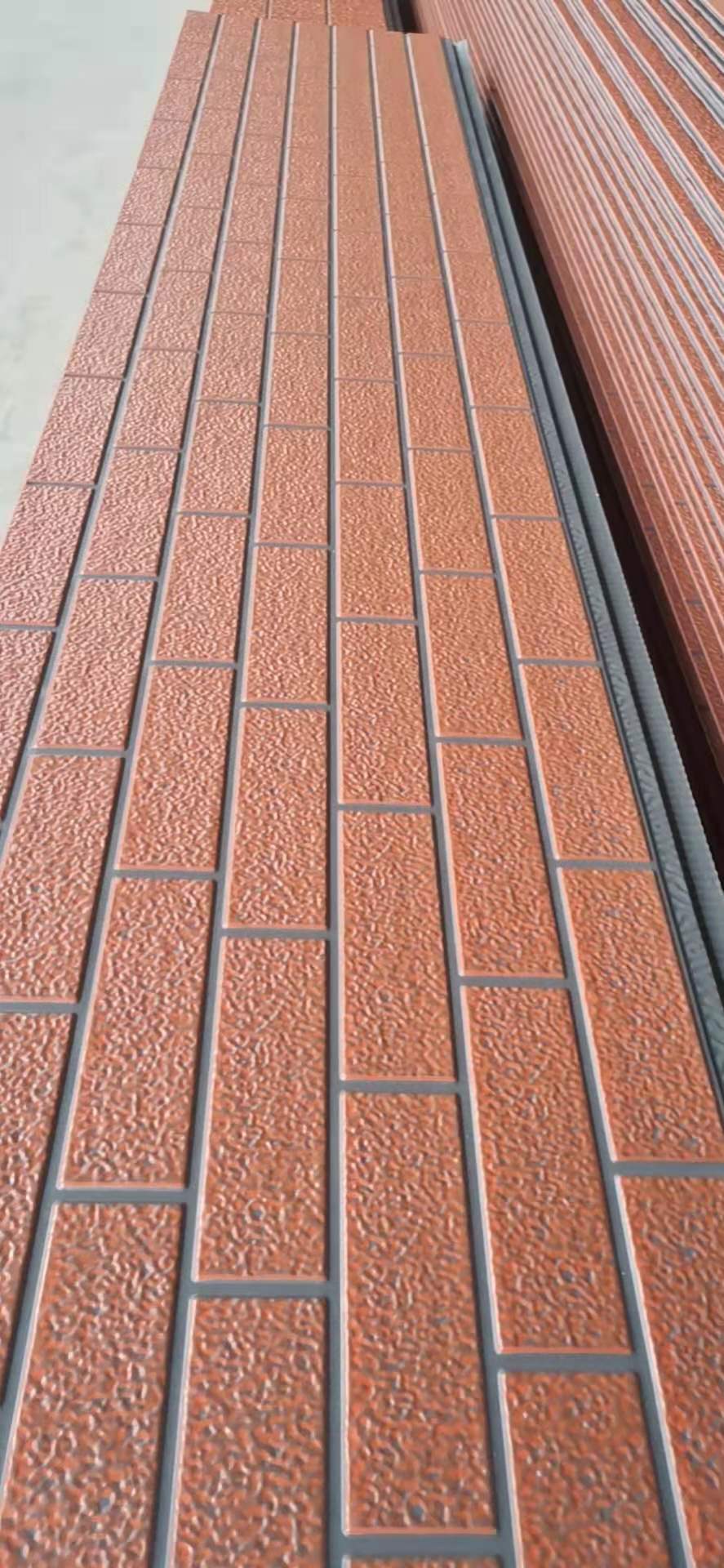 Brick Texture Metal Carved Board for Office and Warehouse Applications Insulation Board