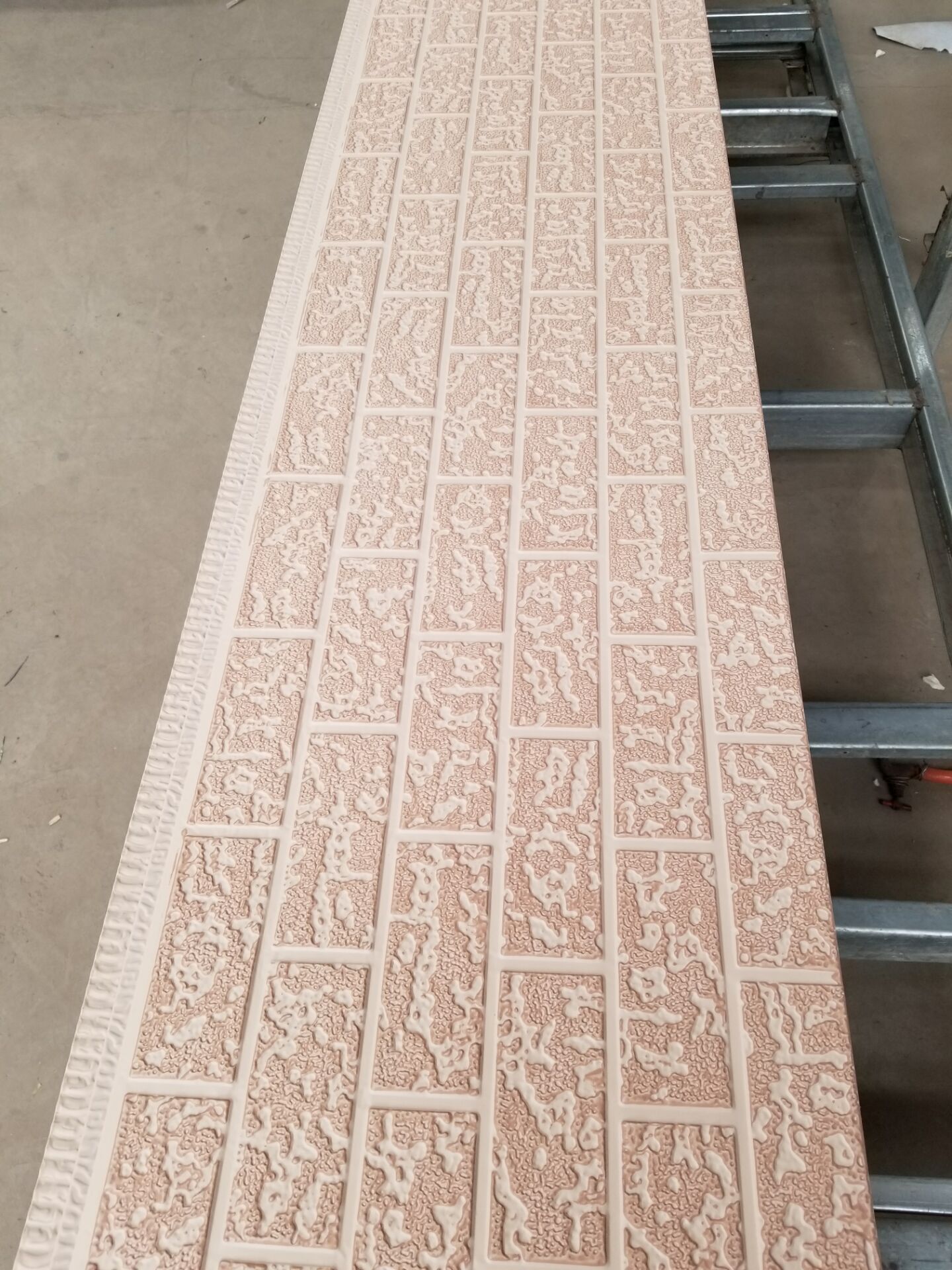 Brick Texture Metal Carved Panel Exterior Siding Board