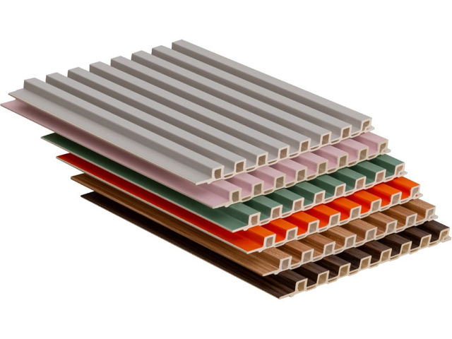 PVC Film Cladding Coextrusion WPC Wall Panel for Easy Home Install