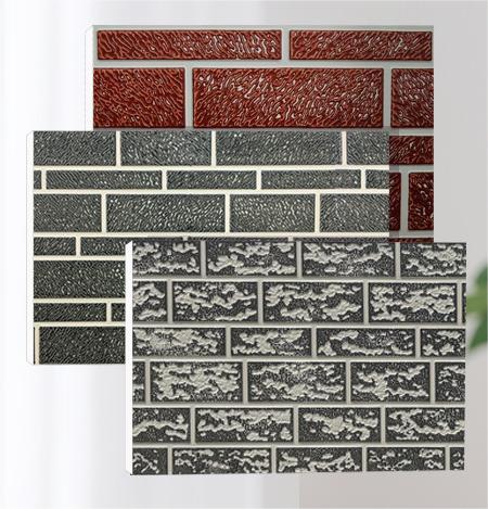 Brick Texture Polyurethane Composite Panel for Home Insulation Decorate The Exterior Wall Panels
