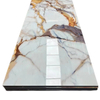 Marble Texture Eco-Friendly Spc Plastic Wall Panels for Chic Bathroom Environments