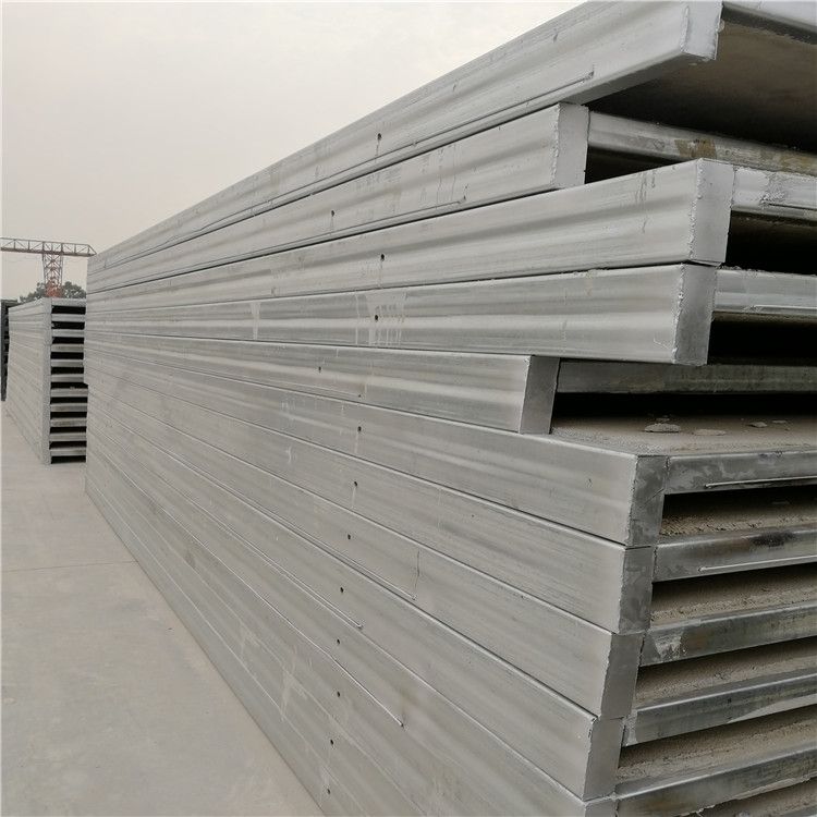 Prefabricated large-span concrete grid plate