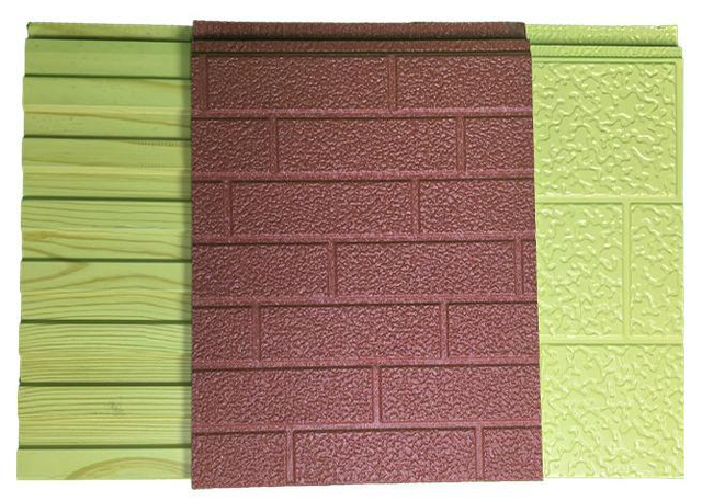 Brick Texture Steel Structure Board for Durable Warehouse Insulation Needs Metal Exterior Siding 