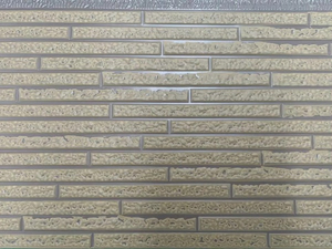 Lath Texture Metal Roofing Panels for Contemporary Kiosk and Booth Installations Metal Carved Panel 