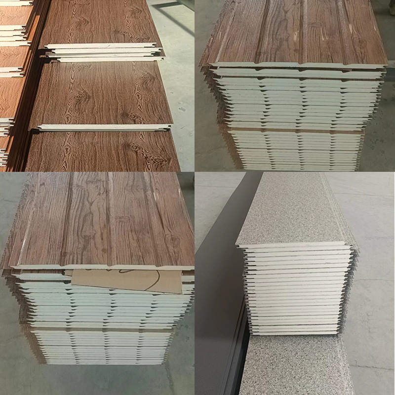 Wood Texture Modern Anaglyph Reconstruction of Old Houses Exterior Boards Sandwich Board Wall Panel