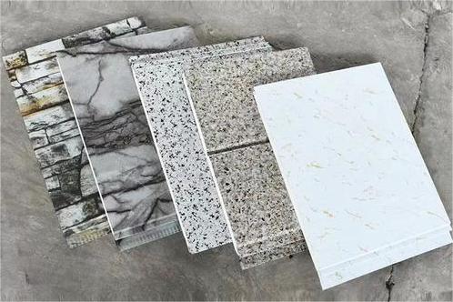 Marble Texture Thermal insulation integrated board exterior wall decoration polyurethane anti-cracking and noise reduction new wall panel