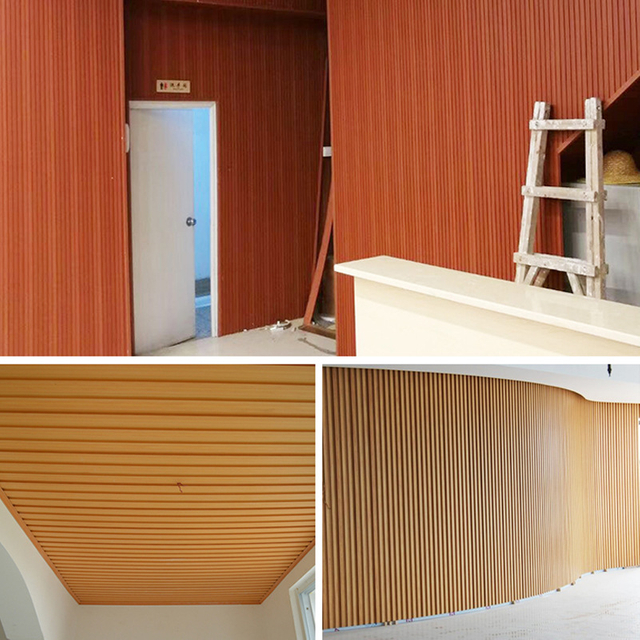 Moisture-Proof WPC Wall Panels for Trendy TV Display Areas