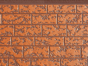 Brick Texture Metal Carved Board for Office and Warehouse Applications Insulation Board