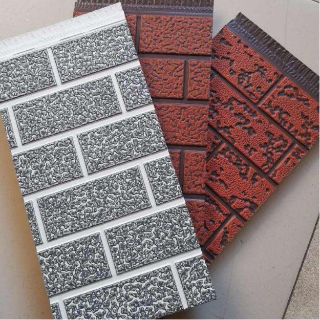 Brick Texture Steel Structure Board for Durable Warehouse Insulation Needs Metal Exterior Siding 