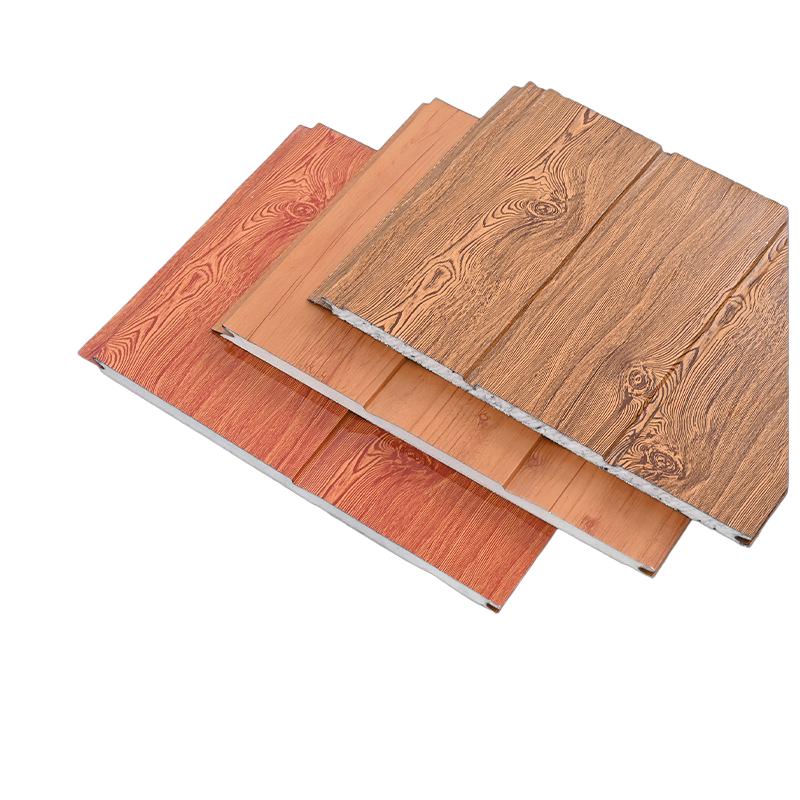 Wood Texture Composite Steel Roofing Panels to Elevate Home Office Design Insulated Wall Panel