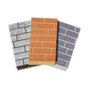 Brick Texture Modern House and Booth Construction Material Sandwich Panel