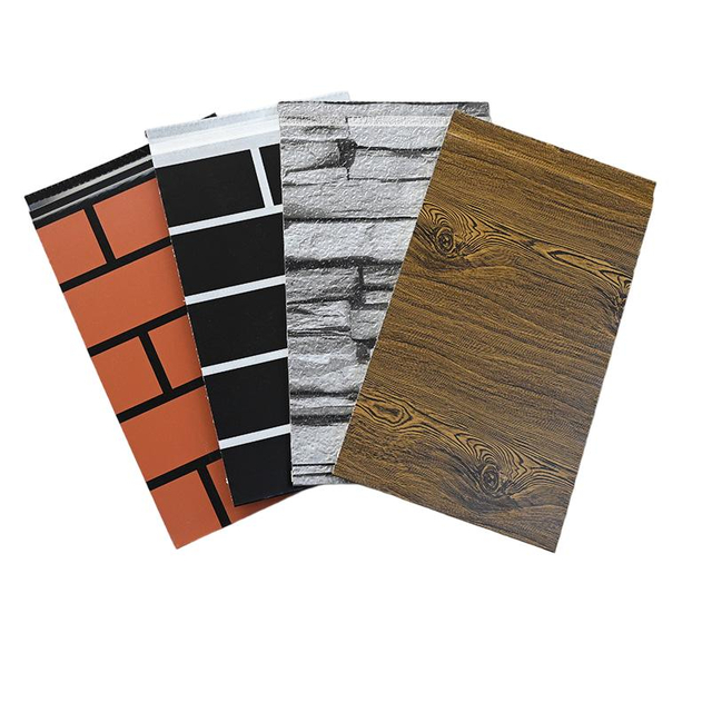 Brick Texture Metal Carved Panel Exterior Siding Board