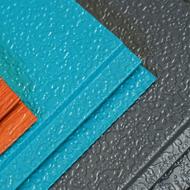 Soft Coating Texture Customizable Metal Carved Insulation Panel for Unique Villa Roof Designs