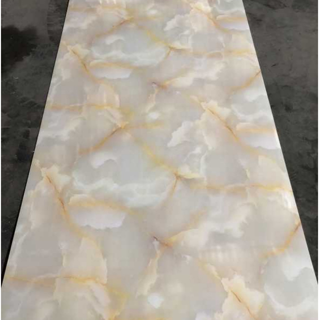 Marble Texture Water-Resistant UV Wall Panels for Modern Bathroom Aesthetics